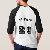 T-shirt Geai Tate 3/4 raglan (Dos)