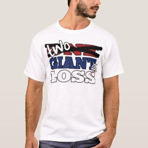 T-shirt géant du football de deux pertes