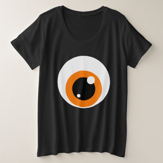 T-shirt géant Monster Eye Plus Taille (Design devant)