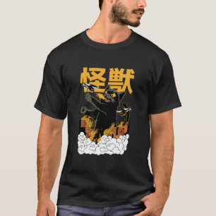 T-shirt géant monstre de chat