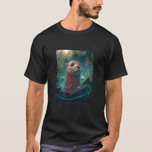 T-shirt Géant River Otter Fans River Otter Habitat