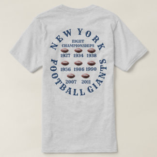 T-SHIRT GÉANTS DU FOOTBALL DE NY (CHEMISE)