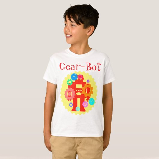 T-shirt Gear Robot (Devant entier)