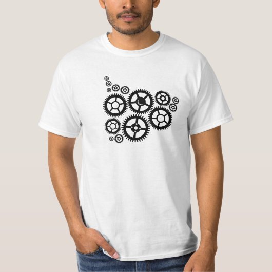 T-shirt Gearpunk - une chemise de vitesse de steampunk (Devant)