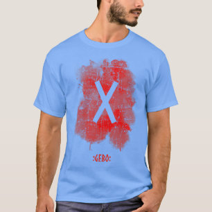 T-shirt Gébo Rune Rouge