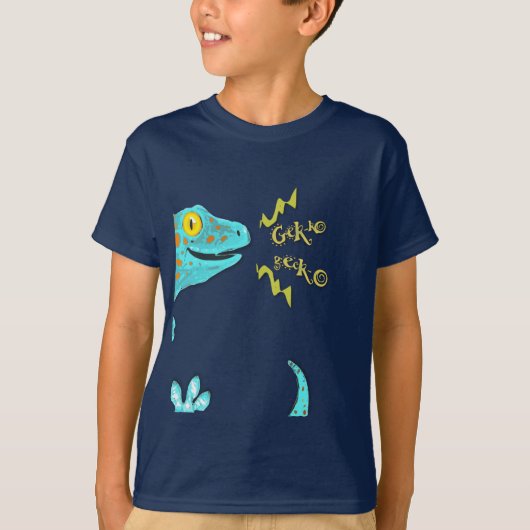 T-shirt Gecko appelant mignon de Tokay "de gecko de Gekko" (Devant)