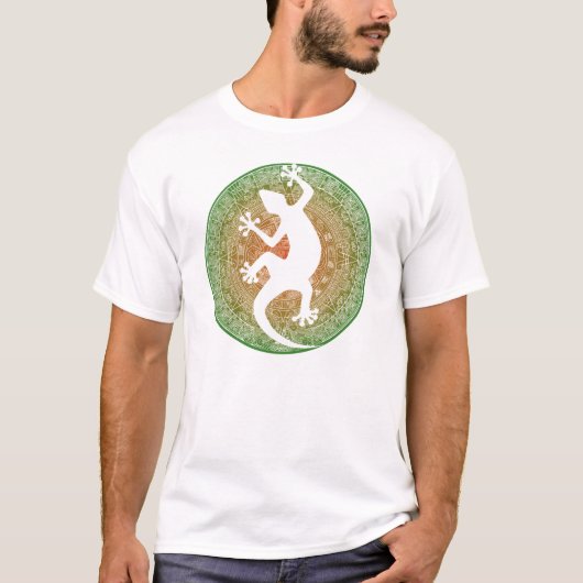 T-shirt Gecko aztèque (Devant)