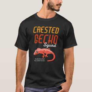 T-shirt Gecko Crested Squad Cute Lizard Exotic Reptile
