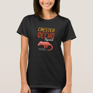 T-shirt Gecko Crested Squad Cute Lizard Exotic Reptile