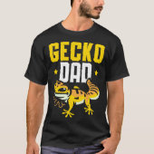 T-shirt Gecko Dad Reptile Leopard Gecko Lizard (Devant)