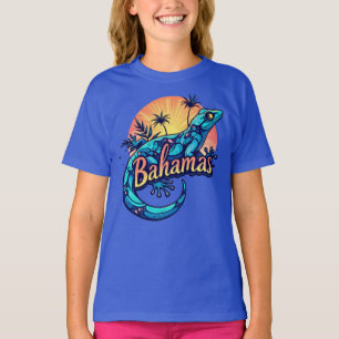 T-shirt Gecko des Bahamas Caraïbes