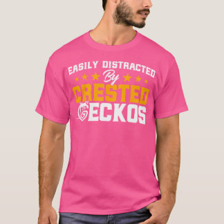 T-shirt Gecko En Crête Facilement Distrait Par Geckos En C
