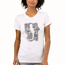 Gecko est assis sur Mandala Fleurs