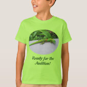 T-shirt Gecko Gold Dust Day prêt pour les enfants Audition (Devant)