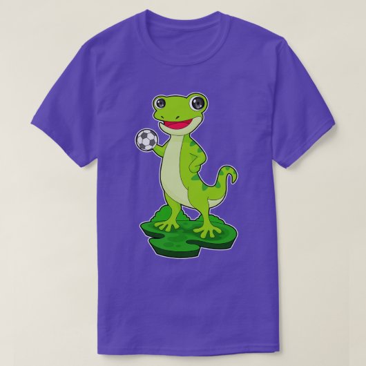 T-shirt Gecko Handball player Handball (Design devant)