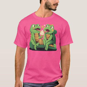 T-shirt Gecko Love Glace Cream par Tobe Fonseca