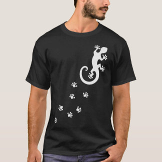 T-shirt Gecko Lucky Charm Lizard Salamander Aloha Hawaii F