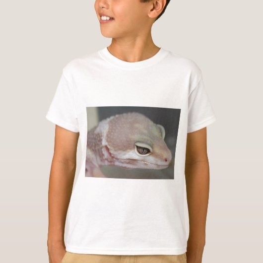 T-shirt Gecko mignon de léopard (Devant)