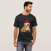 T-shirt Gecko, Santa Hat, Père Noël Cre (Devant entier)