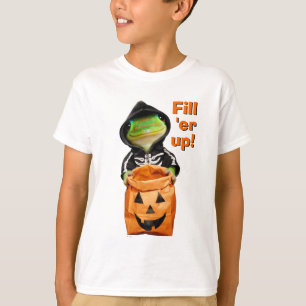 T-shirt Gecko Skeleton