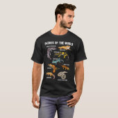 T-shirt Geckos Animals of the World Crested Leopard Gecko (Devant entier)