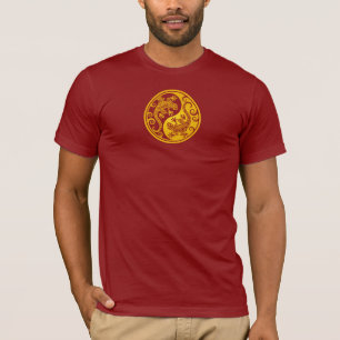 T-shirt Geckos jaunes de Yin Yang