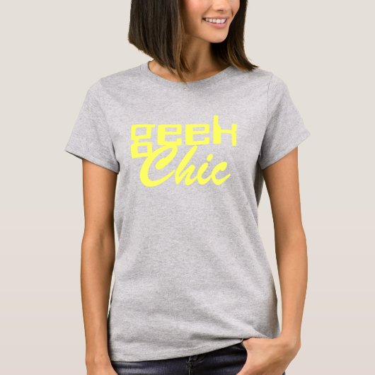 T-shirt geek, Chic (Devant)
