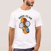 T-shirt Geek-clair Funny Eclair Pun (Devant)