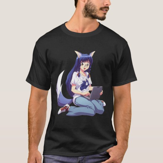 T-shirt Geek d'Anime (Devant)