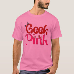 T-shirt Geek dans le rose