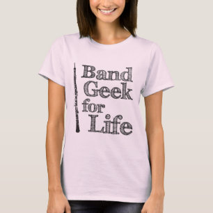 T-shirt Geek de bande de hautbois