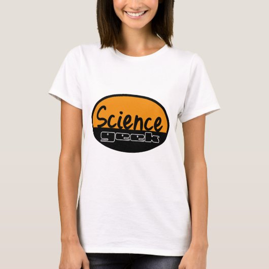 T-shirt Geek de la Science (Devant)