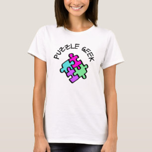 T-shirt Geek de puzzle