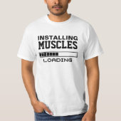 T-shirt Géek Drôle Musclé (Devant)