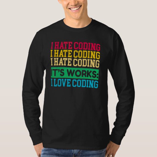 T-shirt Geek informatique : programmation (Devant)
