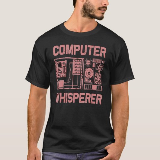 T-shirt Geek informatique Tech Nerd Hommes Cool Support _8 (Devant)