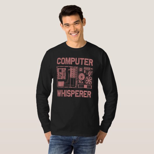 T-shirt Geek informatique Tech Nerd Hommes Cool Support _8 (Devant entier)
