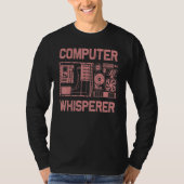 T-shirt Geek informatique Tech Nerd Hommes Cool Support _8 (Devant)
