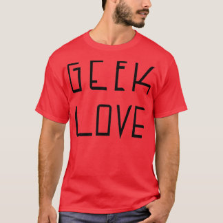 T-shirt Geek Love Livre Vintage