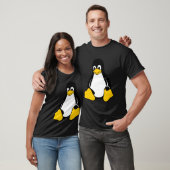 T-shirt Geek Nerd Linux Tux Penguin Open Source (Unisexe)