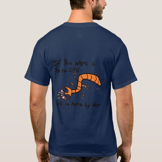 T-shirt Geek parasite (Dos)