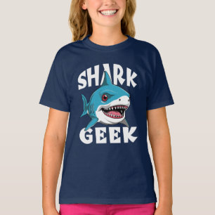 T-shirt Geek requin - Conception sympa pour les amateurs d