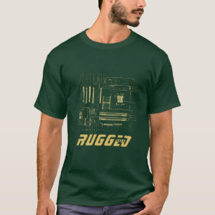 T-shirt geek robuste en or   Carte de circuit   Tech