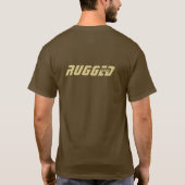 T-shirt geek roux et or RUGGED (Dos)