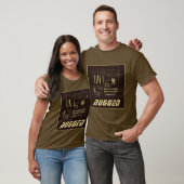 T-shirt geek roux et or RUGGED (Unisexe)