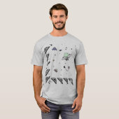 T-shirt Geek spatial (Devant entier)