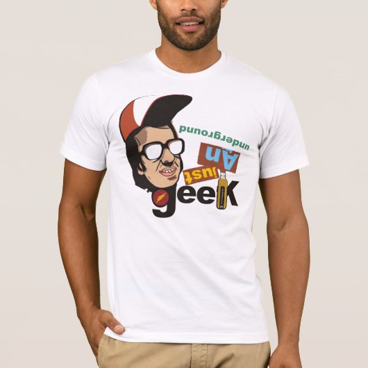 T-shirt geek stamp (Devant)