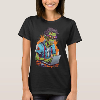 T-shirt Geek Zombie | Halloween