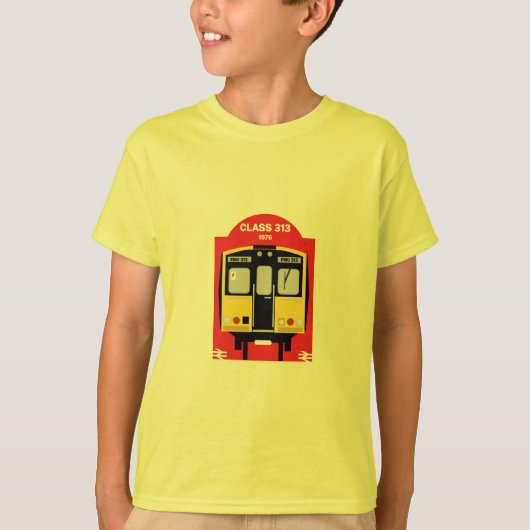 T-shirt Geeks de train ferroviaire britannique (Devant)