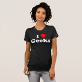 T-shirt Geeks I (de coeur) (Devant entier)